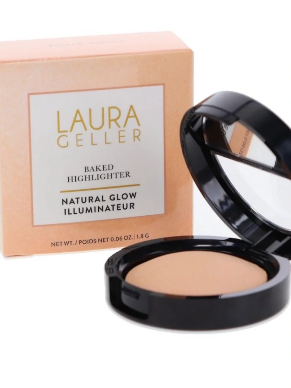 New! Laura Geller Baked Highlighter Natural Glow Illuminator French Vanilla